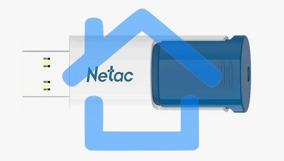 Флешка USB R/W Netac 512Gb U182 NT03U182N-512G-30BL USB3.0 синий/белый