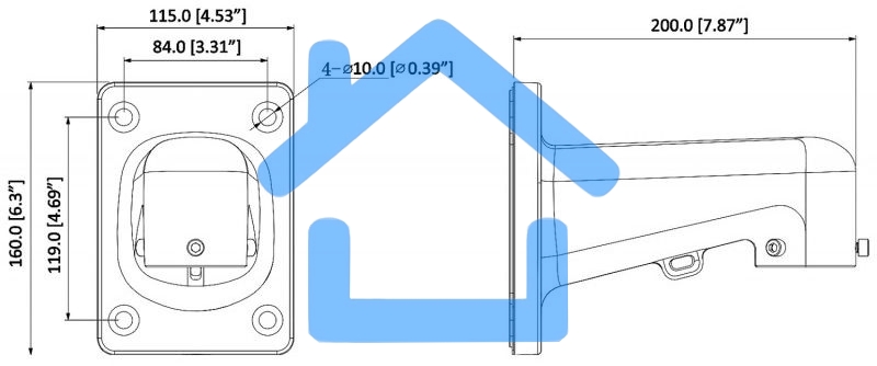 Кронштейн Dahua DH-PFB305W