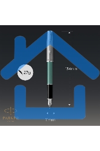 Ручка перьевая Parker Sonnet Essentials SB F545 (CW2169362) LaqGreen CT F сталь нержавеющая, подарочная коробка