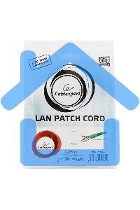 Патч-корд UTP Cablexpertкат.6, 0.25м, литой, многожильный, зеленый