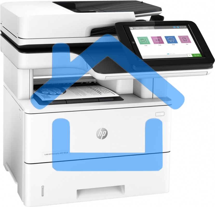 МФУ лазерное HP LaserJet Enterprise M528dn (1PV64A #B19), A4, ч/б, печ. до 43 стр/мин., скан. до 43 стр/мин. (ч/б) 38 стр/мин. (цвет), 1200 x 1200 dpi (печать) 600x600dpi (сканер), USB, RJ-45, Air Print, Mopria