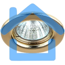 Светильник ST1 GD штампован. MR16 12В 50Вт зол. ЭРА C0043798