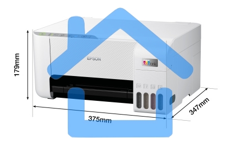 МФУ струйное Epson L3256 (C11CJ67407/C11CJ67414/C11CJ67421/C11CJ67519/C11CJ67504/C11CJ67524/C11CJ67516), A4 цветное, печ. до 10 стр/мин. (ч/б) до 5 стр/мин. (цвет), 1440 x 5760 dpi (печать) 1200x2400dpi (скан.), USB, Wi-Fi