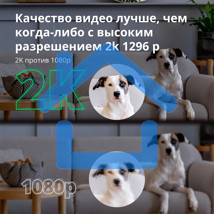Камера AQARA Camera Hub G3/Камера+ управления/Управление жестами/Камера 360/2K 2304х1296p/Протокол связи:Zigbee/WiFi/Питание:USB-C/ белый CH-H03