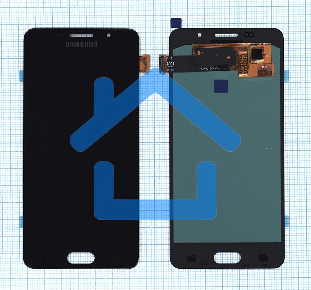 Дисплей для Samsung Galaxy A5 (2016) SM-A510F (OLED) черный