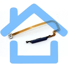 Шлейф сканера отпечатка пальца для Xiaomi Redmi 9T, Pocophone M3 синий