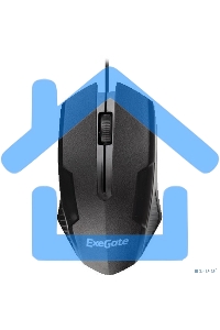 Мышь проводная ExeGate Professional Standard SH-9025 черный, 1000 dpi, USB, кнопки - 3