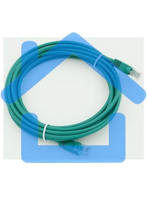 Патч-корд molded 5E Copper 5m зеленый