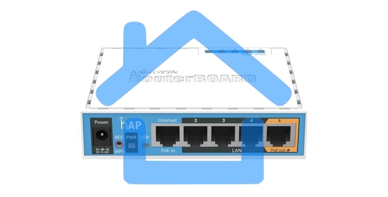 Точка доступа Mikrotik hAP RB951Ui-2nD RouterBOARD hAP