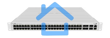 Коммутатор CRS354-48P-4S+2Q+RM Cloud Router Switch 354-48P-4S+2Q+RM with 48 x Gigabit RJ45 LAN (all PoE-out), 4 x 10G SFP+ cages, 2 x 40G QSFP+ cages, RouterOS L5, 1U rackmount enclosure, 750W PSU