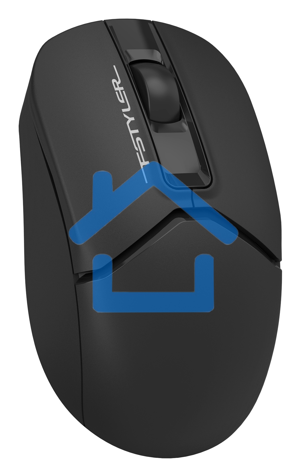 Мышь беспроводная A4Tech Fstyler FG12S черный, 1200 dpi, радиоканал, USB, кнопки - 3
