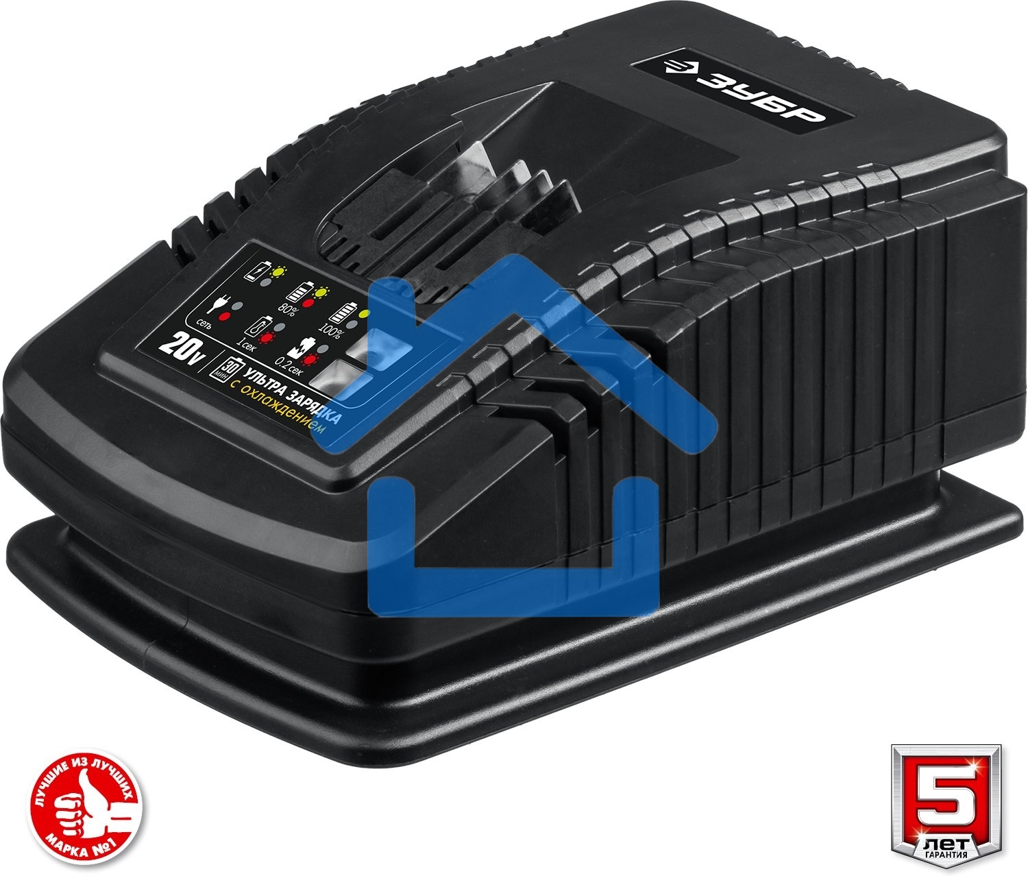 Гайковерт ЗУБР 20В бесщеточный, 2 АКБ (4А·ч), в кейсе, Профессионал. GB-250-42