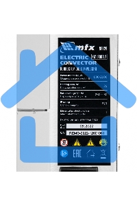 Конвектор MTX КМ-2000.2 белый, 2000 Вт, 25 м2, термостат