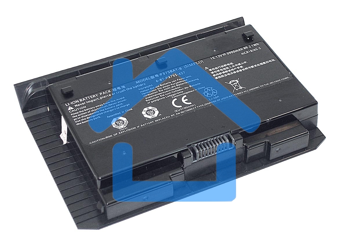 Аккумуляторная батарея для ноутбукa Clevo 6-87-P375S-4274 15.12V 5900mah