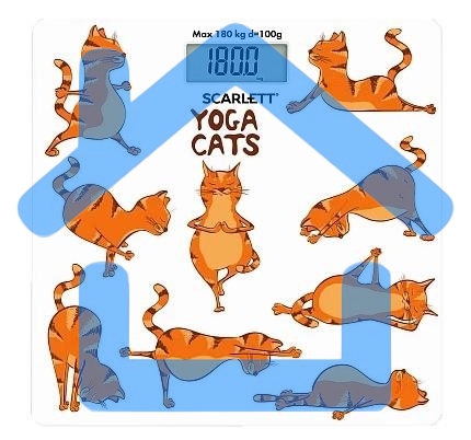 Весы напольные Scarlett йогакот