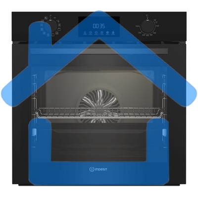 Встраиваемый духовой шкаф электрический Indesit IBFTE 3841 BL черный