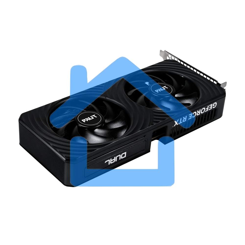 Видеокарта Palit RTX 5060 DUAL OC NV RTX 5060 8Gb 128bit GDDR7 2280/28000/HDMIx1/DPx3/HDCP R NE75060S19P1-Gb2063D PCI-E 5.0
