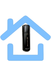 Флешка USB Transcend 8 Gb Jetflash 350 TS8GJF350 USB 2.0 черный