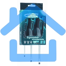 Набор отверток GROSS 12165 3 шт, SL S2, трехкомпонентная рукоятка SL3, SL4, SL5.5