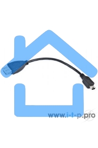 Кабель Gembird/Cablexpert A-OTG-AFBM-002 AF/Mini-BM, 0.15м, пакет