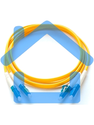 Патч-корд Lanmaster LAN-2LC-2LC/OM4-1.0 2x50/125 OM4 LC дуплекс-LC дуплекс 1м LSZH желтый