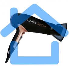 Фен Centek CT-2241 (РОЗОВОЕ ЗОЛОТО+черный) 1900Вт, 2 скорости, 3 режима (в уп. 10 шт)