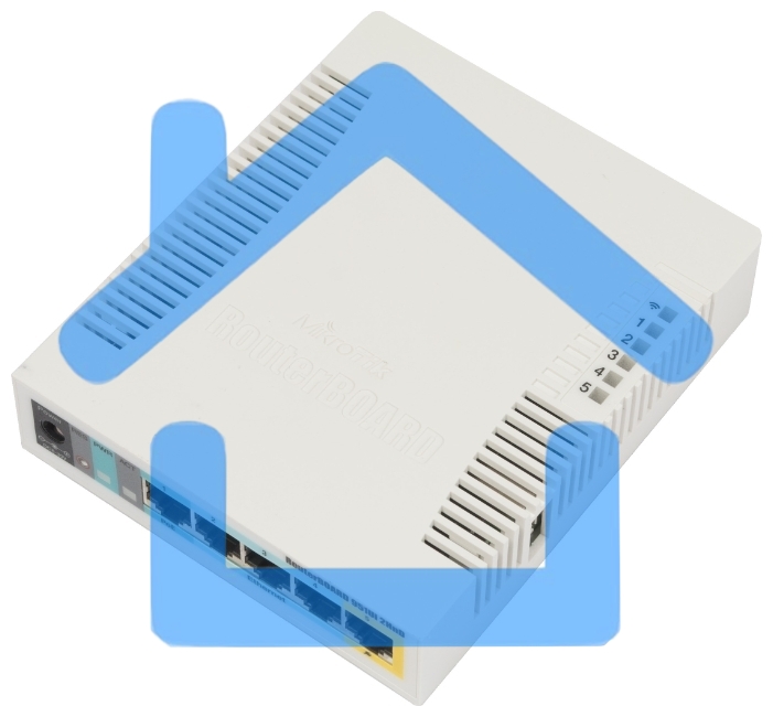 Роутер беспроводной MikroTik RB951UI-2HND N300 10/100BASE-TX белый