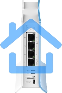 Сетевое оборудование Mikrotik RB941-2nD-TC Беспроводной маршрутизатор MikroTik RouterBOARD hAP lite