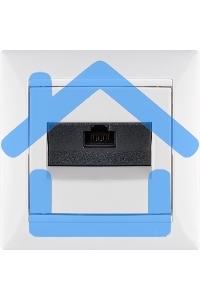 Рамка 1-м Valena белый  Leg 774451