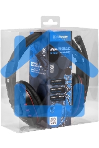 Наушники Defender Warhead G-160 черный, кабель 2,5 м