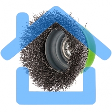 Щетка для УШМ Сибртех 65 мм, М14, 