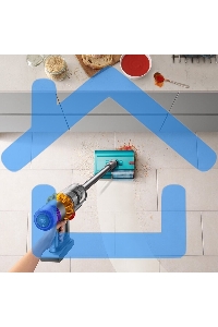 Пылесос вертикальный Dyson V15s Detect Submarine (448798-01) серый, питание от аккумулятора, 240 Вт, уборка влажная/сухая, пылесборник 0,76 л, работа от АКБ max 60 мин.