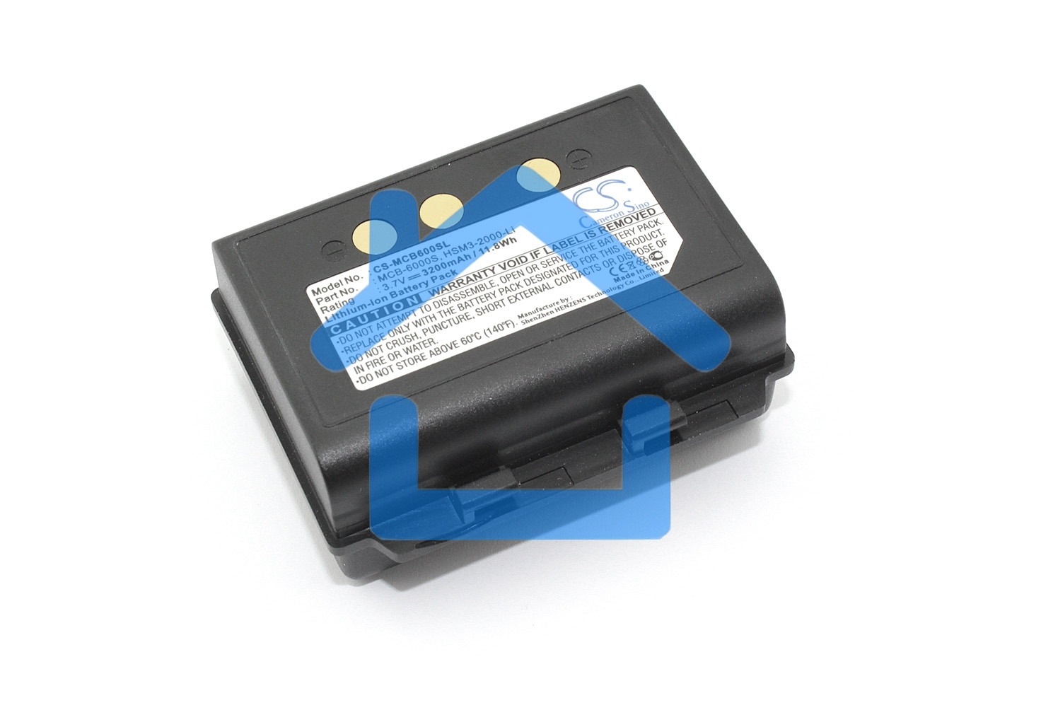 Аккумуляторная батарея CameronSino CS-MCB600SL для терминала сбора данных M3 Mobile 3200mAh / 11.84Wh