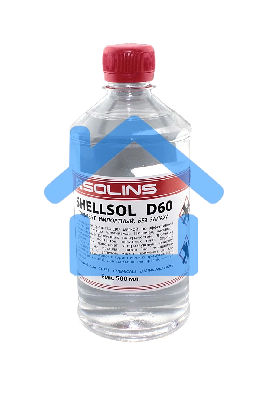 Индустриальный растворитель Solins SHELLSOL D60 - 500 мл