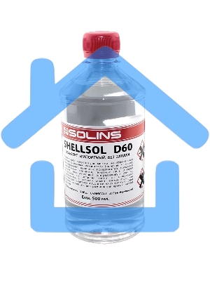 Индустриальный растворитель Solins SHELLSOL D60 - 500 мл