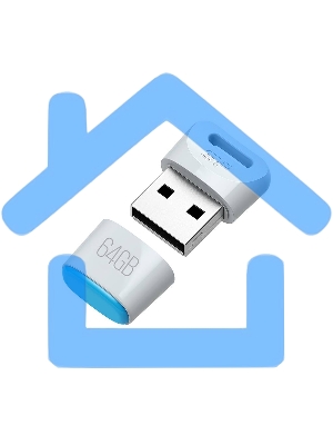 Флешка USB Silicon Power R/W 16 Gb Touch T06 USB2.0 белый