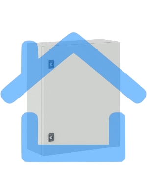 Шкаф ST с монтажной платой 600х500х200мм от IP65-до IP66 IK10 ДКС R5ST0652