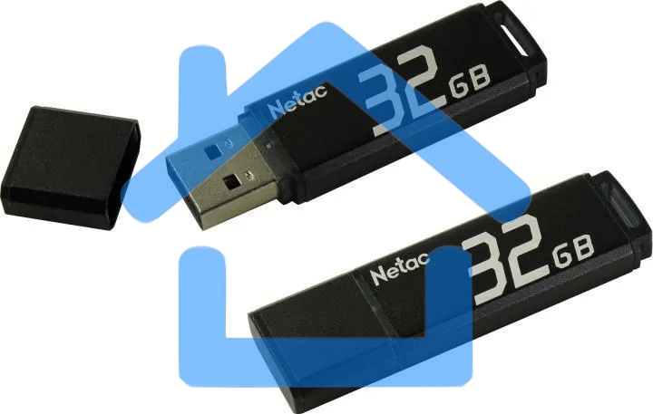 Флешка USB Netac U351 32 Gb <NT03U351N-032G-20BK>, USB 2.0