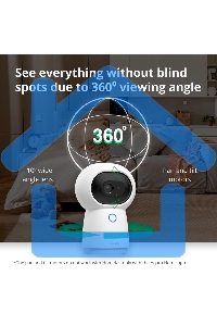 Камера AQARA Camera Hub G3/Камера+ управления/Управление жестами/Камера 360/2K 2304х1296p/Протокол связи:Zigbee/WiFi/Питание:USB-C/ белый CH-H03