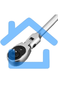 Ключ трещотка 1/4, 72 зуба, с быстрым сбросом. шарнирная СrV Stels