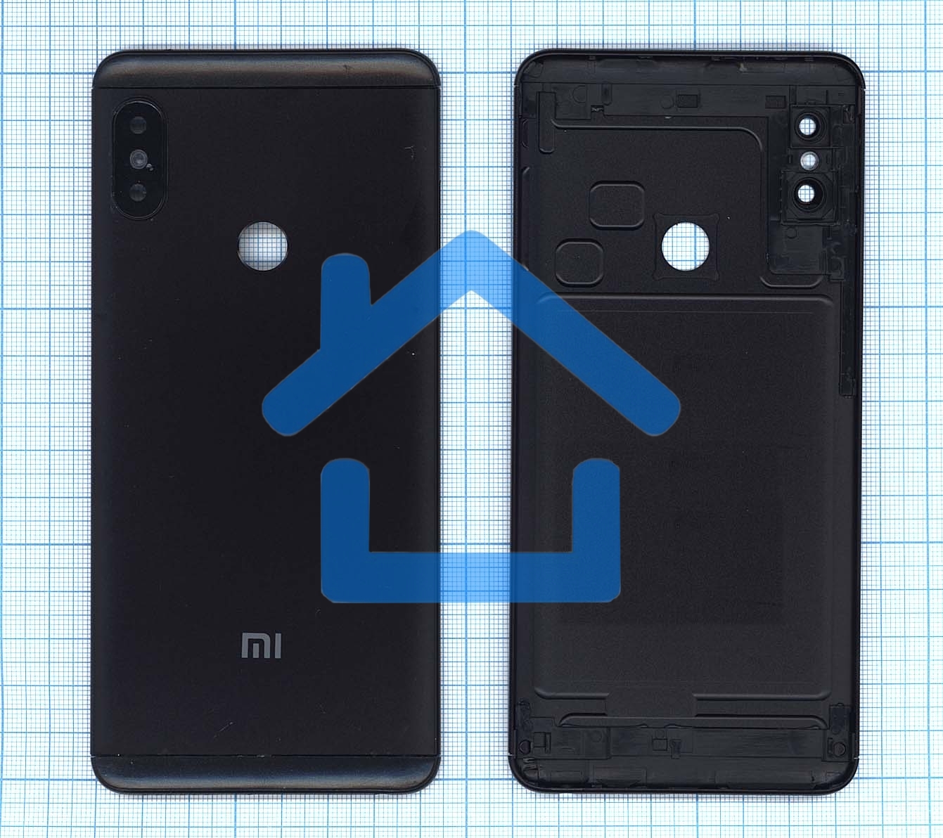 Задняя крышка для Meizu M5 Note черный