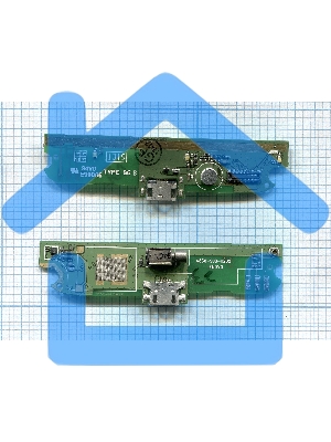 Плата разъема питания с микрофоном для Lenovo A830