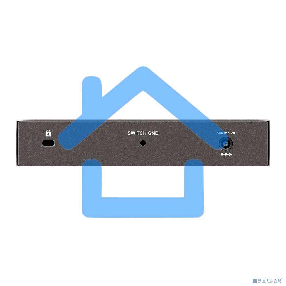 Неуправляемый коммутатор D-Link DGS-1008P/F3A с 8 портами 10/100/1000Base-T (4 порта PoE 802.3af/at, PoE-бюджет 60 Вт)