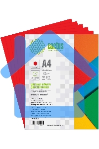 Бумага Cactus CS-CPR-A480500 A4/80г/м2/500л./красный интенсив