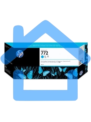 Картридж струйный HP №772 CN636A голубой для HP DJ Z5200 (300мл)