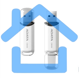 Флешка USB ADATA C906 (AC906-32G-RWH), 32Gb, USB 2.0, R/W 15/5, белый
