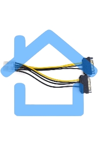Разветвитель питания Cablexpert CC-PSU-83, 2xSATA->PCI-Express 8pin, для подключения в/к PCI-Е (8pin) к б/п ATX