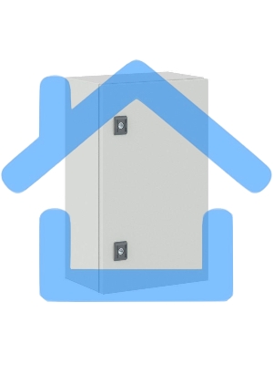 Шкаф ST с монтажной платой 500х300х200мм от IP65-до IP66 IK10 ДКС R5ST0532