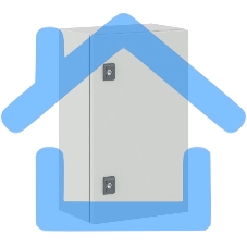 Шкаф ST с монтажной платой 500х300х200мм от IP65-до IP66 IK10 ДКС R5ST0532 Шкаф ST с монтажной платой 500х300х200мм от IP65-до IP66 IK10 ДКС R5ST0532