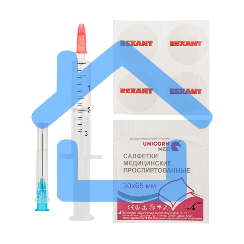 Смазка для кулеров (вентиляторов) Rexant SX-2, шприц 2 мл